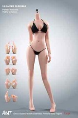 1/6 Female Medium Breast Super Flexible Seamless Joint Body For 12”Figure Doll
