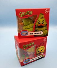 Mini TUBBZ The Grinch & Cindy-Lou Who Rubber Duck 2pc Bundle
