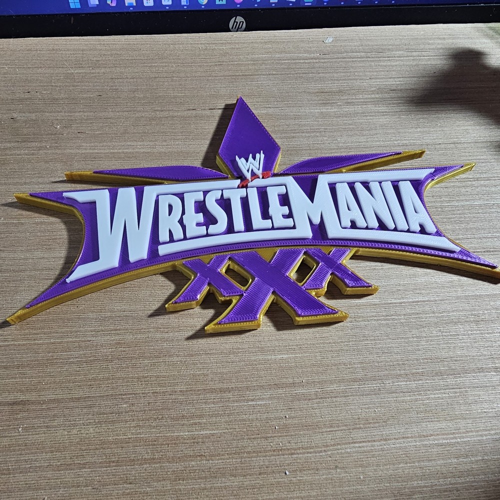 WWE Mattel WrestleMania 30 Logo Accessory