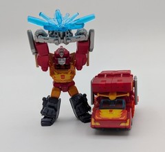 Transformers Blokees Defender 4 Rodimus Prime Special Galaxy Type w/Vehicle