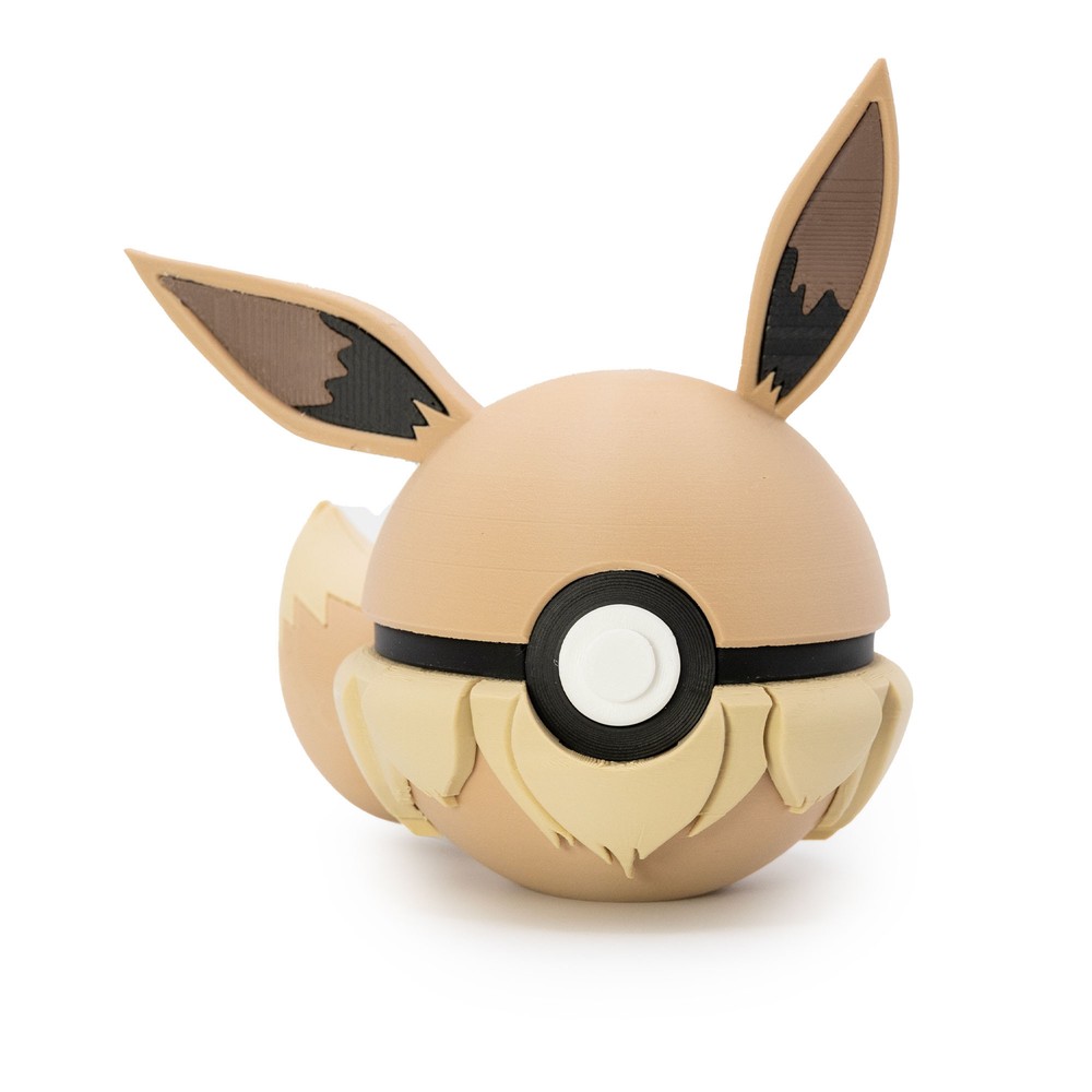 Eevee Ball | 3D Printed | Specialty Pokeball Collection