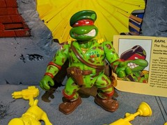 TMNT TEENAGE MUTANT NINJA TURTLES 1991 RAPH THE GREEN BERET NM COND 100% COMP