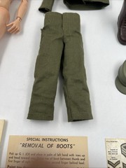 Vintage 1964 GI Joe Action Soldier T.M. 7500 With Box And Unused Decals