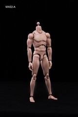MX02-A 1/6 Standard Shoulder Male Body Suntan Skin Strong Muscle Action Figure