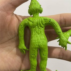 10pcs Dr. Seuss How The Grinch Stole Christmas Bendable Figure Toy