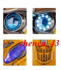 US Now!!! Killerbody 1:1 Bumblebee Mask LED Light Transform Cosplay Props w/ Box