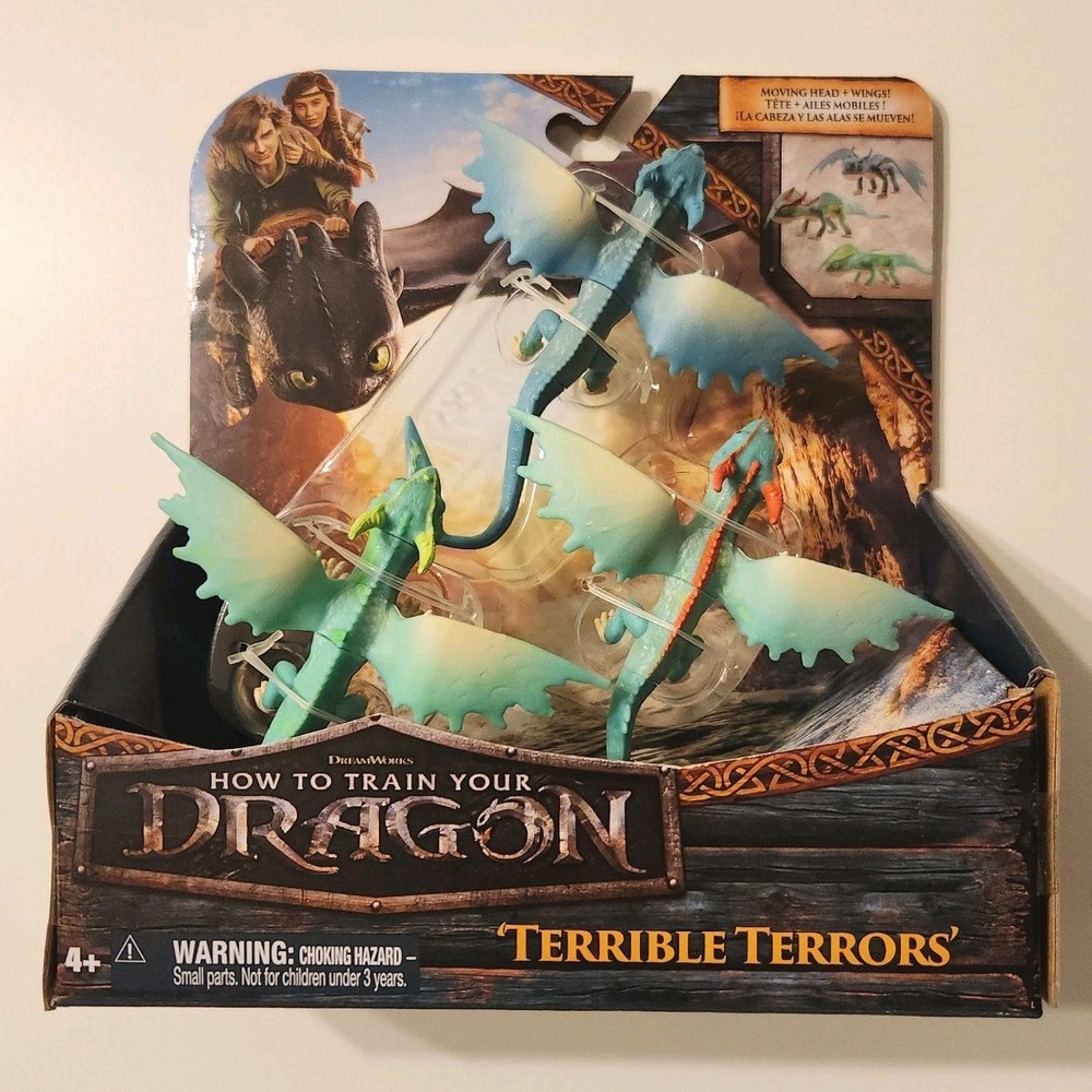 Dreamworks Dragons TERRIBLE TERRORS How To Train Your Dragon 3 Figure Set Pack