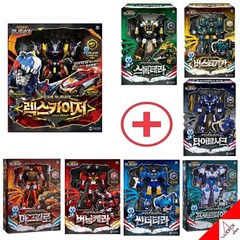 Miniforce Dinoid Warrior REX KAISER + 7 Headbot Full Set Transformer Robot 2025