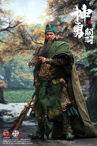 303TOYS 1/6 Three Kingdoms Guan Yu Action Figure Movable Eyes Doll Standard Ver.
