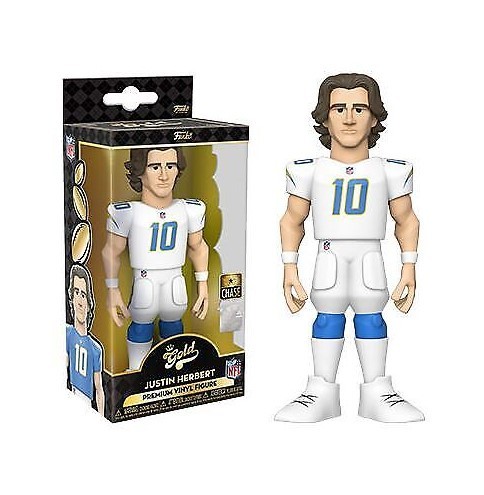 Funko Gold NFL Justin Herbert Los Angeles Chargers Premium Vinyl Figure CHASE