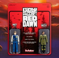 RED DAWN ReAction Figure 2-Pack B: MATT and BELLA Cult 80’s Charlie Sheen Super7