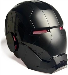 Autoking Iron Man Black MK5 Helmet Mask Electronic Voice Control Cosplay Props