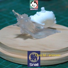 MIZ&PIG23 STUDIO Mechanical Snail Unpainted Model Without Platform In Stock