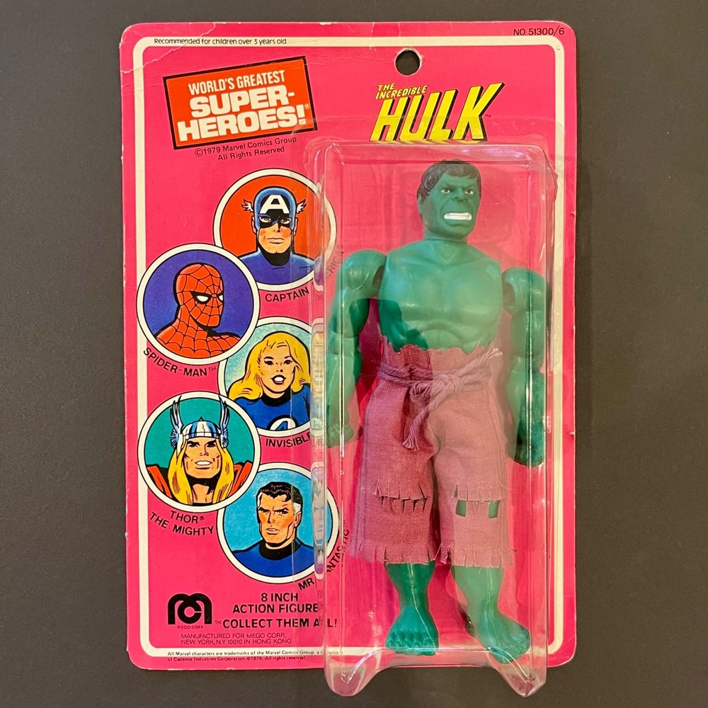 1979 MEGO THE INCREDIBLE HULK ACTION FIGURE SEALED MOC ORIGINAL