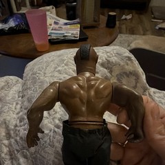 Vintage B.A. Baracus (Mr. T) action figure from The A-Team, copyright 1983 Unit