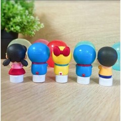 T-ARTS Gashapon Capsule Toy Doraemon all 5 types Mini figure Desktop Decoratoion