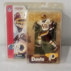 2002 McFarlane Football Series 5 Stephen Davis #48 White Dirty Uniform Var.