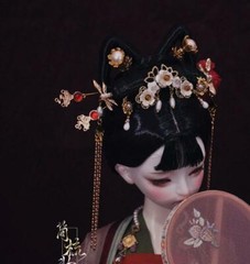 1 Pair 1/3 Bjd Costume Headdress Diy Hairpin Handmade Hair Styling Accessory