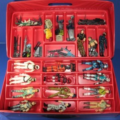 Early 1980s G.I. Joe ARAH Estate Collection Lot in Box – 15 Figures, Accessories