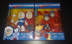 Jada Toys Mega Man Lot Mega Man Fire Man Ice Man Cut Man Elec Man 5 Figures