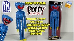 Poppy Playtime Huggy Wuggy Deluxe Face Changing Action Figure 12″ Tall Series 1