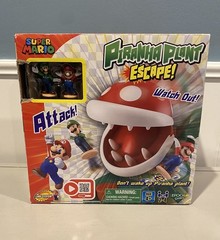 Games Super Mario Piranha Plant Escape! – Tabletop Action Game Ages 4+ See Pics