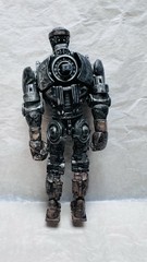 Real Steel Atom Robot Action Figure Gray/Black Plastic