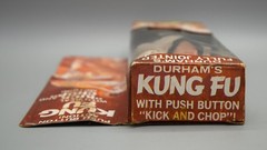Vintage AS IS Durhams Kung Fu #3010 Push Button Kick & Chop Action Figure Doll