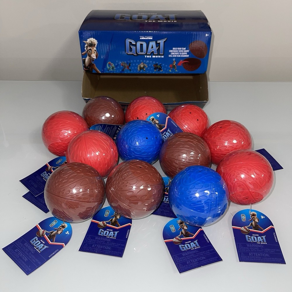 GOAT THE MOVIE 2.5″ Blind Mystery Figure Roarball Jada Toy- 12 Balls w/ Box NWT