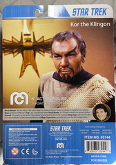 NEW! MEGO Vintage Style STAR TREK TOS KOR THE KLINGON 8″ ACTION FIGURE