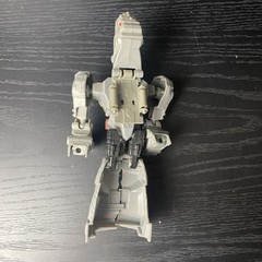 Transformers Action Figure Robot Toy Gray Gold Red Blue