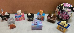 Shopkins Real Littles Lot of 8 PLUS 1 LOL Surprises Re-Mix Unopened Fan Club