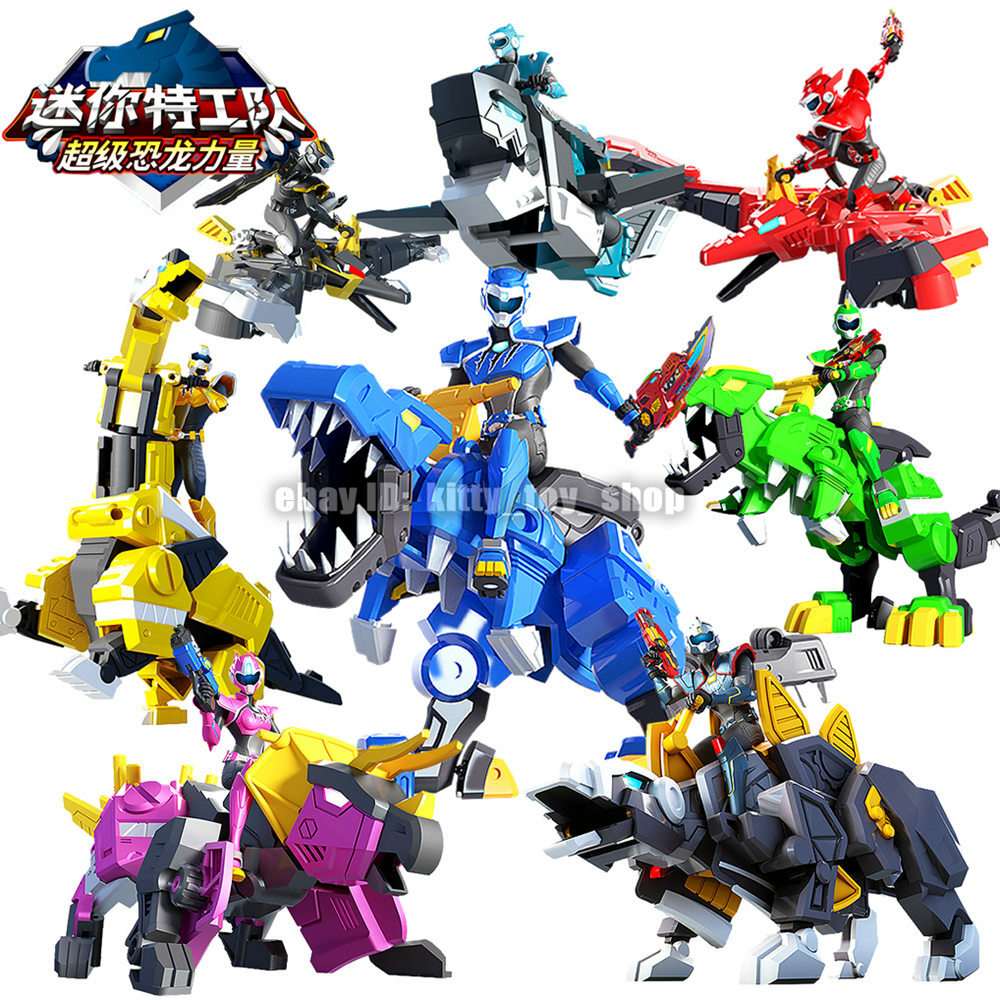 Miniforce Super Dino Power TRANS HEAD Armorbot T-Rex Dinosaur Figure For Boy Toy