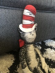 16” Dr Seuss CAT IN THE HAT Plush Determined Productions Random House Doll Toy