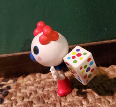 MINIATURE ROBLOX PIGGY CLOWNY w/ COLOR MALLET FIGURE 3.5”