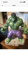 Hulk Plastic Figure Green/Purple w/ Gray Base Comic Book Heroes 11 inches