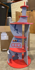 Pottery Barn Kids Wood Marvel Avengers Tower 25.5” Tall, Discontinued Item, NIB