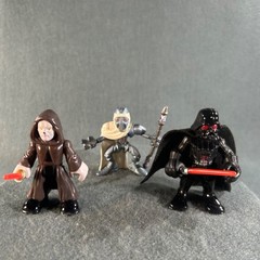 Star Wars Galactic Heroes Darth Vader Sidious Palpatine MagnaGuard Figure Lot