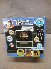 Big Bang Theory Tiny TV Classics Real Working TV & Remote Arcade Toys Brand New!