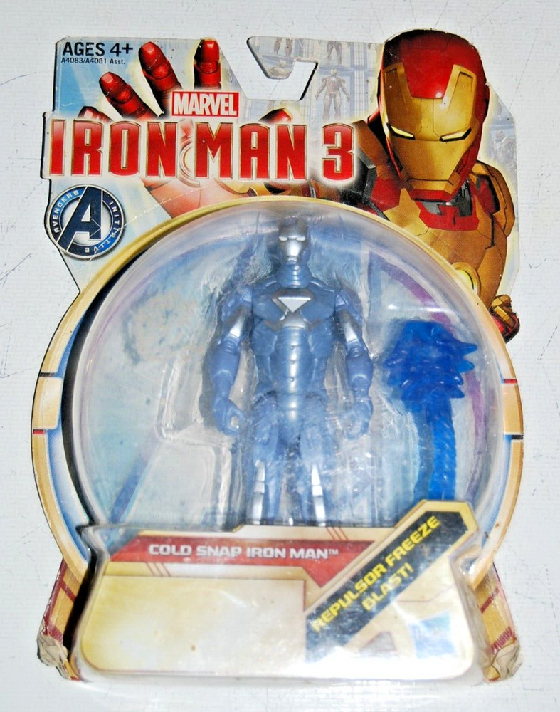 MARVEL IRON MAN 3 COLD SNAP REPULSOR FREEZE BLAST 3.75″ FIGURE Sealed