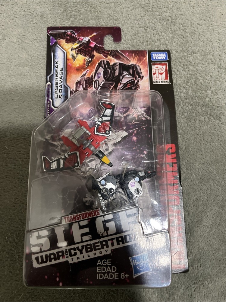 Transformers War For Cybertron Siege WFC-S18 Micromaster Laserbeak & Ravage
