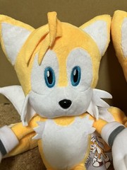 SEGA Sonic The Hedgehog Super Jumbo Tails Plush Set Joypolis Limited 38cm Japan