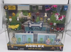 NEW Roblox Adopt Me Pet Store Playset Figures Accessories Exclusive Virtual Item
