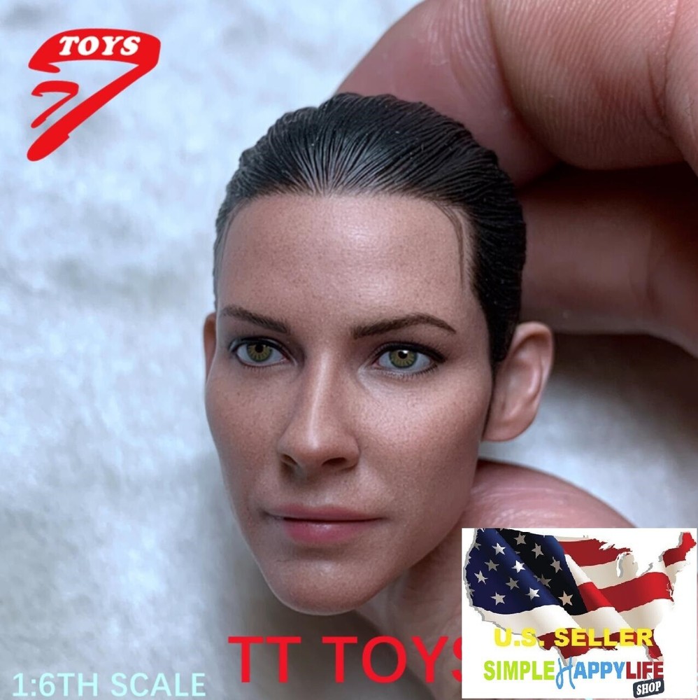 1/6 female head sculpt wasp for Phicen hot toys 12″ figure Worldbox ❶USA❶