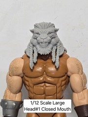 3d Print INBEATABLE BOY BATTLE BEAST HEAD#1 1:12 6″ Classified Legends SCALE