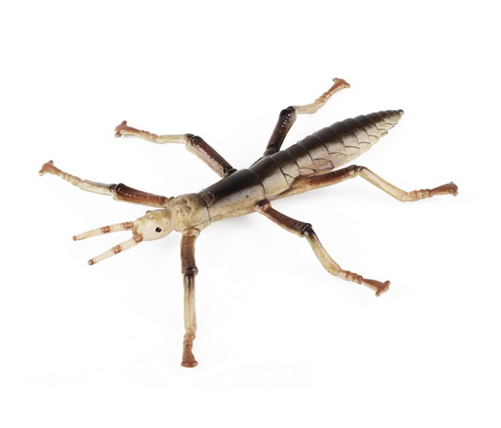 10cm Mini Bamboo Worm Insect PVC Toy Animal Figure Doll Kids Gift