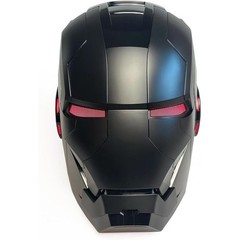 US Iron Man MK5 Black 1:1 Helmet Wearable Voice-control Open&Close Cosplay Boxed