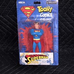 NIB SUPERMAN DC Toony Comics 6″ Stylized Figure Neca 2023 DAMAGED BOX / CARD