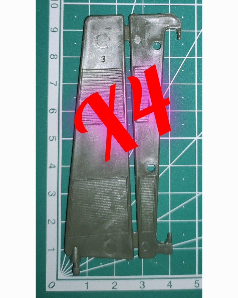 1984 Killer W.H.A.L.E. repro vertical vane set (x4)