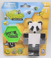 BEE SWARM SIMULATOR Panda Bear Figure & Mystery Honeycomb Roblox 2022 NEW, NIB